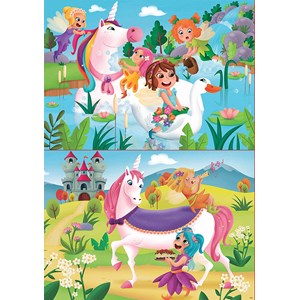 Educa (18064) - "Unicorns and fairies" - 20 pezzi