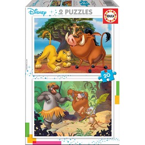 Educa (18103) - "Disney Animals" - 20 pezzi