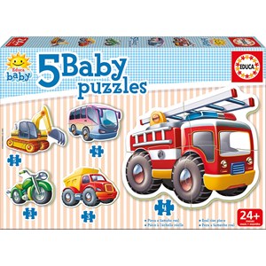 Educa (14866) - "Baby vehicles" - 3 4 5 pezzi