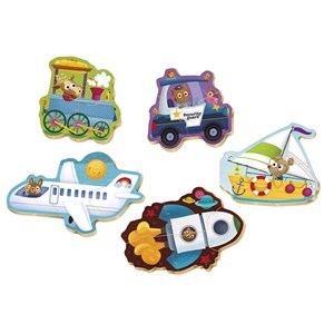 Educa (18059) - "Vehicles II" - 3 4 5 pezzi
