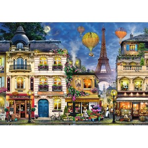 Ravensburger (17829) - "Evening Walk in Paris" - 18000 pezzi