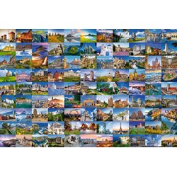 Ravensburger (17080) - "99 Beautiful Places in Europe" - 3000 pezzi