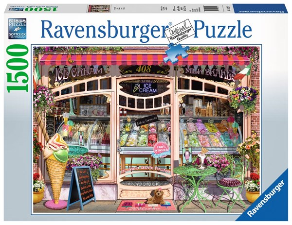 Ravensburger (16221) - "Ice Cream Shop" - 1500 pezzi