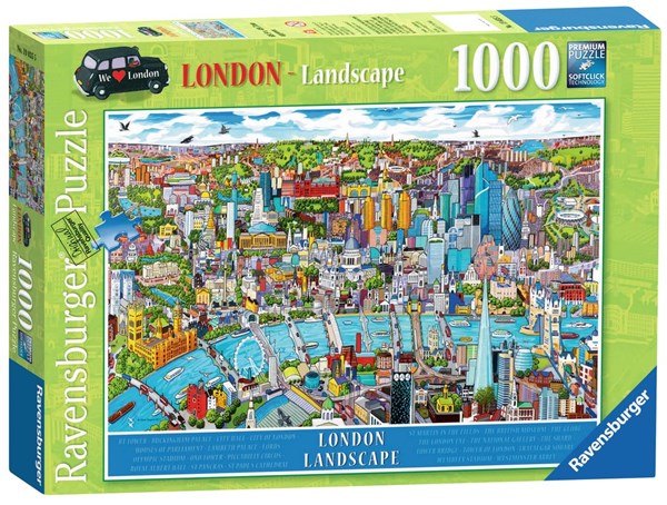 Ravensburger (19035) - "London, Landscape" - 1000 pezzi