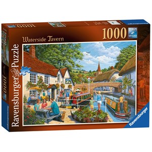Ravensburger (19695) - "Waterside Tavern" - 1000 pezzi