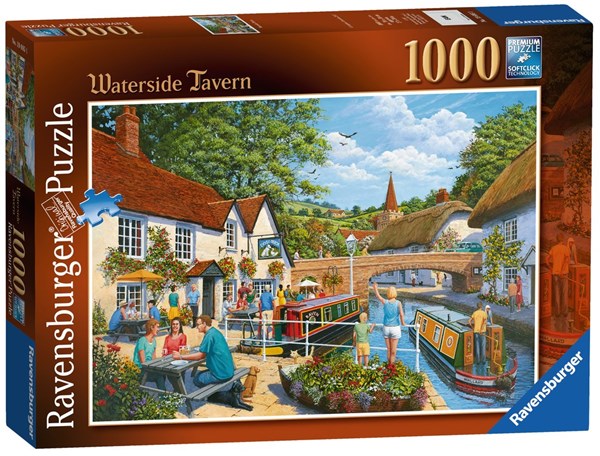 Ravensburger (19695) - "Waterside Tavern" - 1000 pezzi