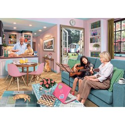 Ravensburger (13982) - "At our Grandparents" - 1000 pezzi