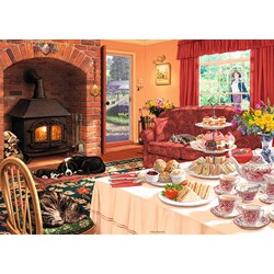 Ravensburger (19497) - "The Afternoon Visitor" - 1000 pezzi