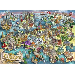Ravensburger (19717) - "European Wonders" - 1000 pezzi