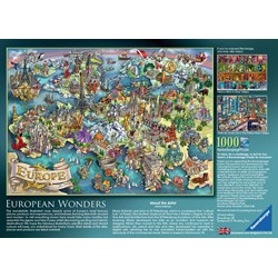 Ravensburger (19717) - "European Wonders" - 1000 pezzi