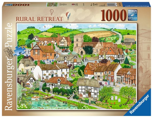 Ravensburger (15165) - "Rural Retreats" - 1000 pezzi