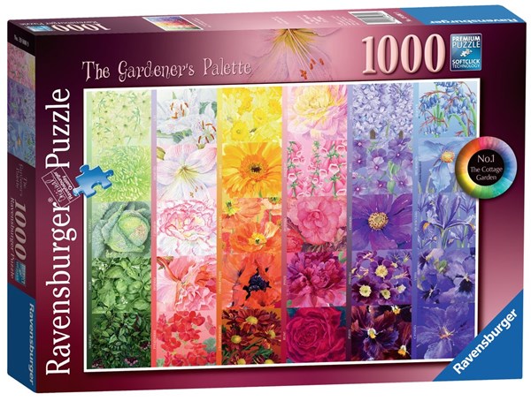Ravensburger (19800) - Anne Searle: "The Gardener's Palette, Cottage Garden" - 1000 pezzi