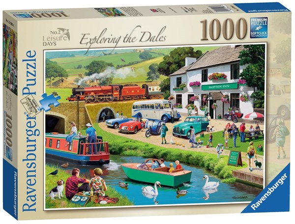 Ravensburger (15986) - "Leisure Days No 2 Exploring the Dales" - 1000 pezzi
