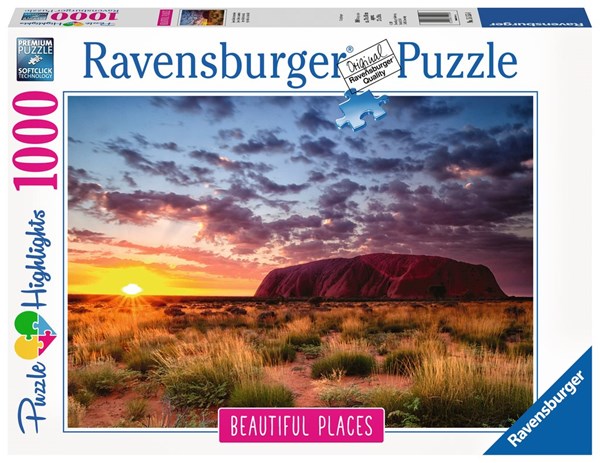 Ravensburger (15155) - "Ayers Rock, Australia" - 1000 pezzi