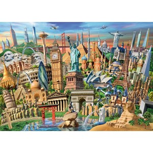 Ravensburger (19798) - "World Landmarks" - 1000 pezzi