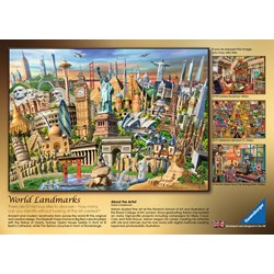 Ravensburger (19798) - "World Landmarks" - 1000 pezzi