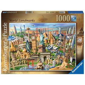 Ravensburger (19798) - "World Landmarks" - 1000 pezzi