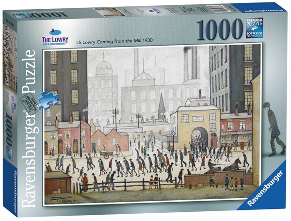 Ravensburger (19748) - L. S. Lowry: "Lowry Coming From the Mill" - 1000 pezzi
