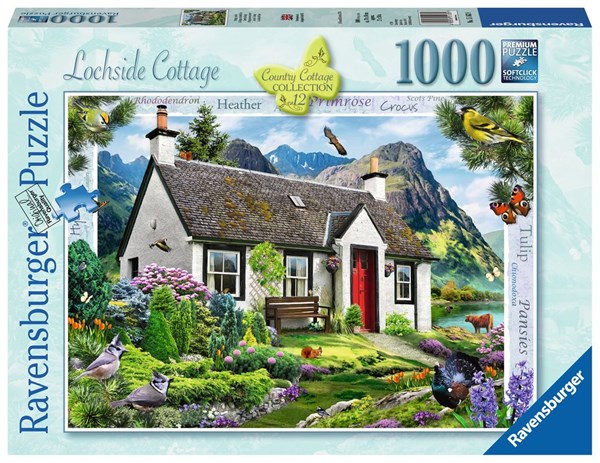 Ravensburger (15163) - "Lochside Cottage" - 1000 pezzi