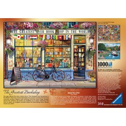 Ravensburger (15337) - "The Greatest Bookshop" - 1000 pezzi