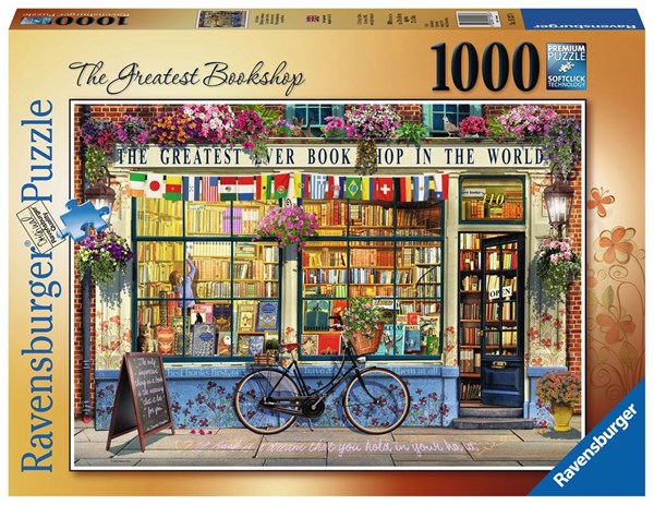 Ravensburger (15337) - "The Greatest Bookshop" - 1000 pezzi