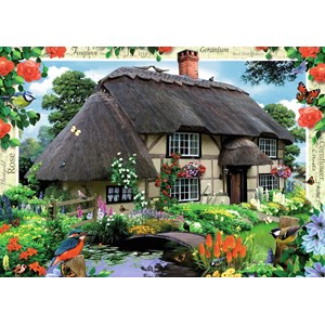 Ravensburger (19022) - "River Cottage" - 1000 pezzi