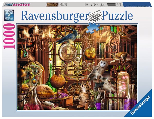 Ravensburger (19834) - "The Magicians Study" - 1000 pezzi