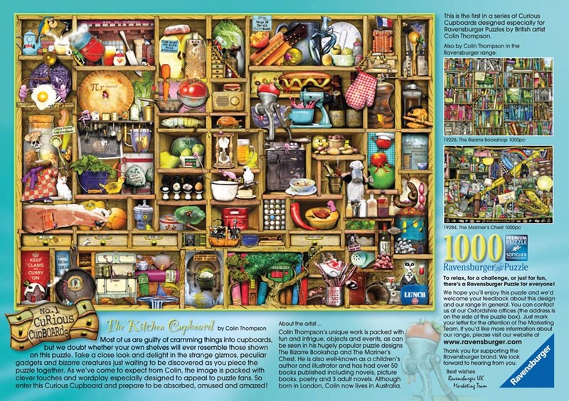Ravensburger Puzzle 1000 Pezzi Colin Thompson – Alfabeto I & J, Per Adulti E Ragazzi 12+ - 2