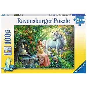 Ravensburger (10559) - "Princess and Unicorn" - 100 pezzi
