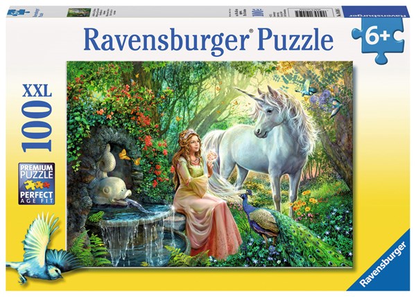 Ravensburger (10559) - "Princess and Unicorn" - 100 pezzi