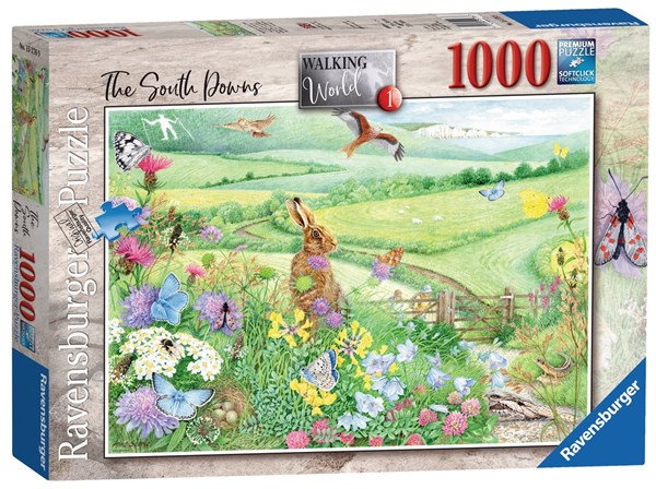 Ravensburger (15176) - Anne Searle: "Walking World, South Downs" - 1000 pezzi