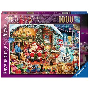 Ravensburger (15354) - "Let's Visit Santa! Limited Edition" - 1000 pezzi