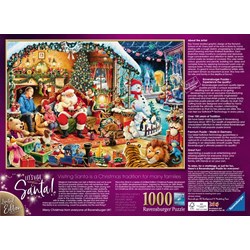 Ravensburger (15354) - "Let's Visit Santa! Limited Edition" - 1000 pezzi