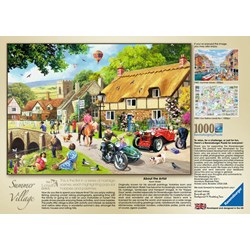 Ravensburger (19855) - Kevin Walsh: "Leisure Days No.1, Summer Village" - 1000 pezzi