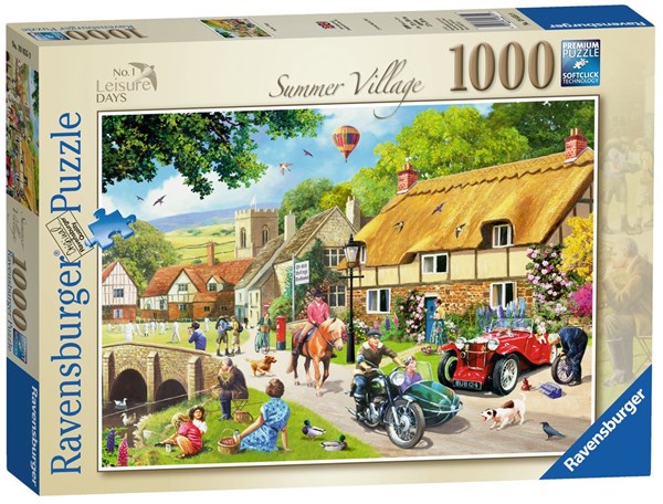 Ravensburger (19855) - Kevin Walsh: "Leisure Days No.1, Summer Village" - 1000 pezzi