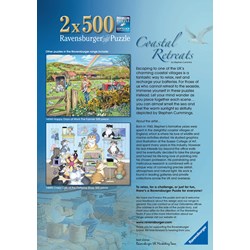 Ravensburger (14076) - "Coastal Retreats" - 500 pezzi