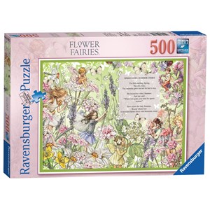 Ravensburger (14762) - "Flower Fairies" - 500 pezzi