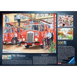 Ravensburger (14782) - Trevor Mitchell: "The Fireman" - 500 pezzi