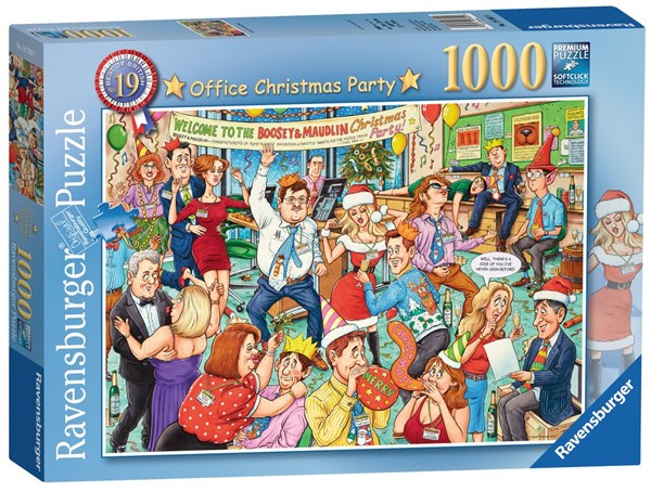 Ravensburger (19769) - Geoffrey Tristram: "Office Christmas Party" - 1000 pezzi