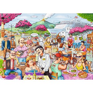 Ravensburger (19820) - Geoffrey Tristram: "The Cruise Ship" - 1000 pezzi