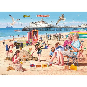 Ravensburger (14753) - Andy Walker: "A Day at the Beach" - 500 pezzi