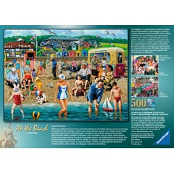 Ravensburger (14657) - "At the Beach" - 500 pezzi