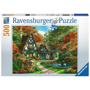 Ravensburger (14792) - "Cottage Hideaway" - 500 pezzi