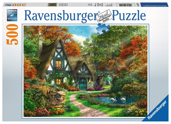 Ravensburger (14792) - "Cottage Hideaway" - 500 pezzi