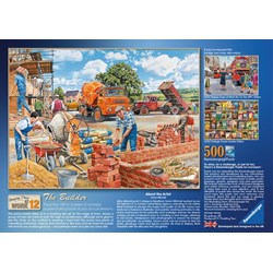 Ravensburger (14736) - Trevor Mitchell: "The Builder" - 500 pezzi