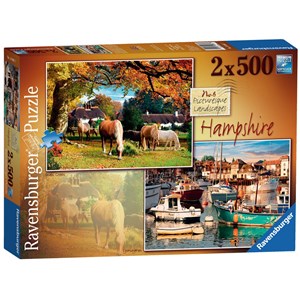 Ravensburger (14081) - "Picturesque Hampshire" - 500 pezzi