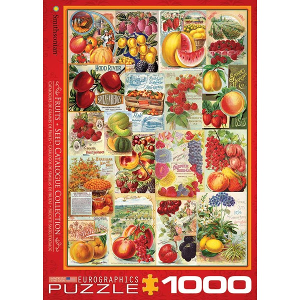 Eurographics (6000-0818) - "Fruits, Seed Catalogue Collection" - 1000 pezzi