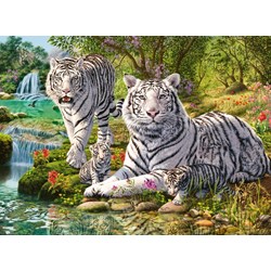 Ravensburger (14793) - "White Tigers" - 500 pezzi