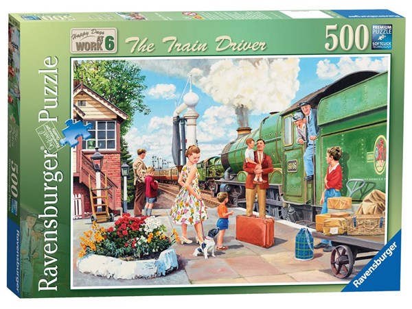 Ravensburger (14291) - Trevor Mitchell: "The Train Driver" - 500 pezzi