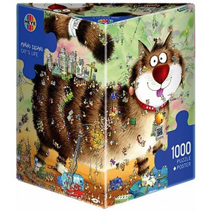 Heye (29569) - Marino Degano: "Cat's Life" - 1000 pezzi